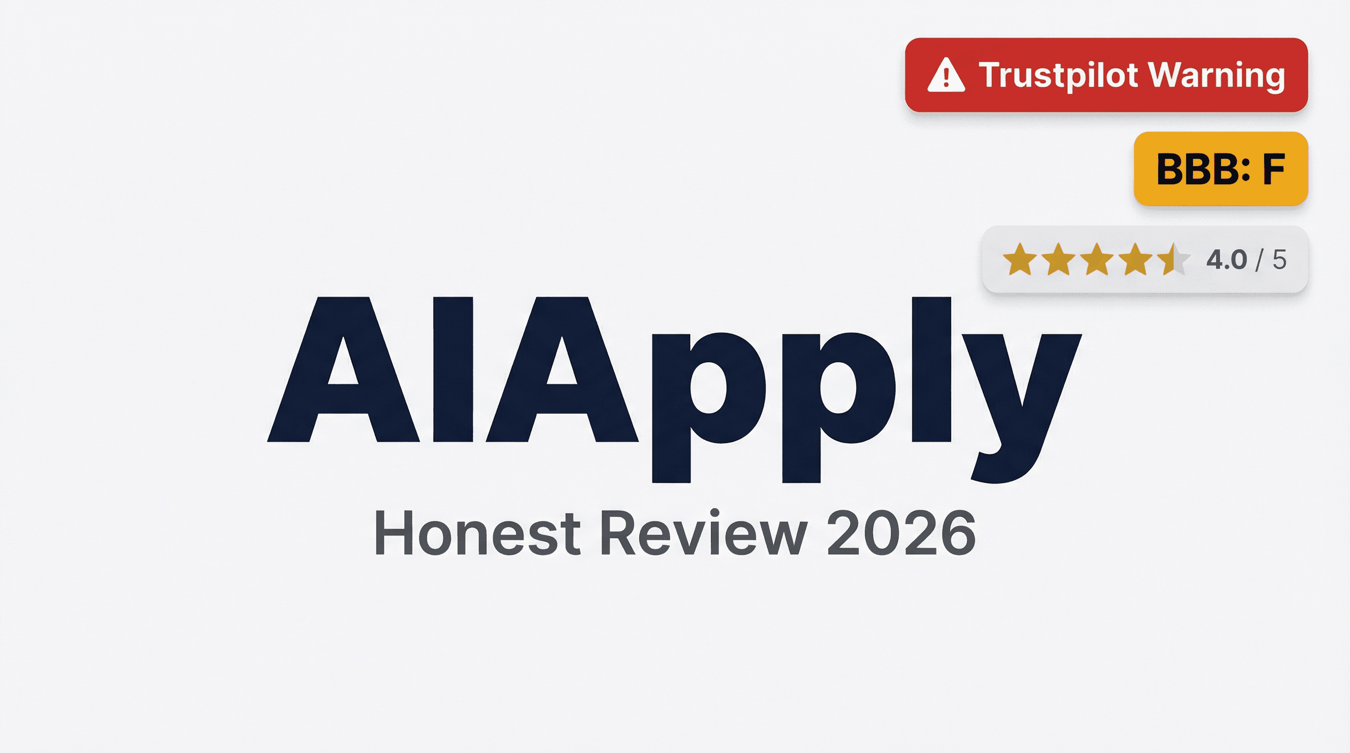 AIApply review — honest breakdown of pricing, features, and the best alternative for 2026