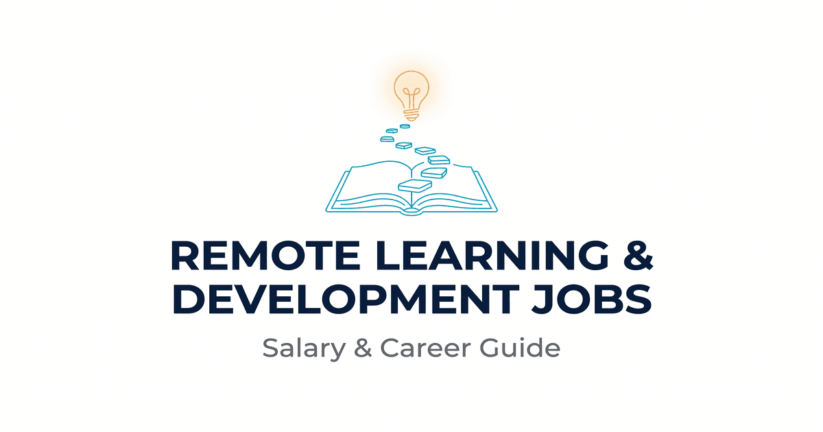 Learning and development professional building an online training program from a home office